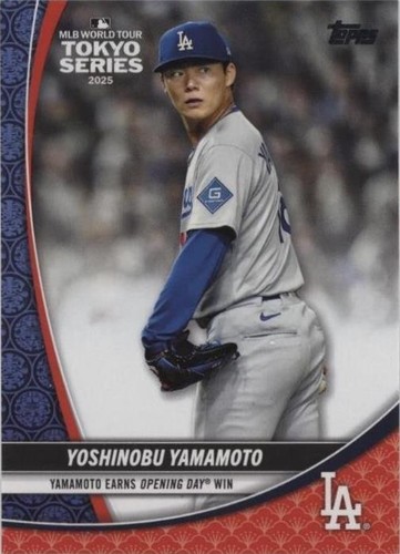 🔥🔥🔥PSA 10🔥🔥🔥2025 Topps Murakami YOSHINOBU YAMAMOTO Tokyo