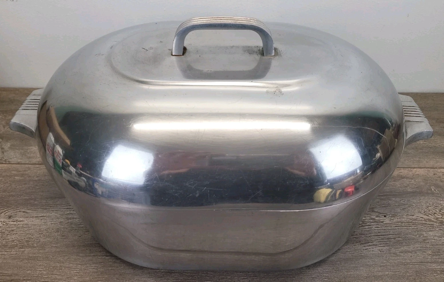 Vtg Wagner Ware Magnalite 4267-P 13L Aluminum Roasting Pan w/ Lid & Trivet
Opens in a new window or
