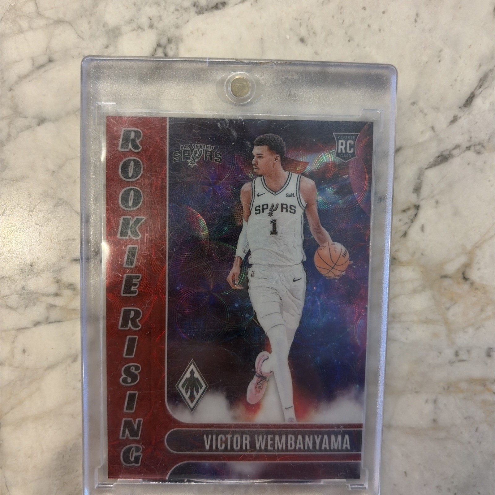 2023-24 Panini Phoenix Int. Rookie Rising Victor Wembanyama Red Scope /75