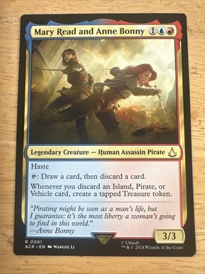 MTG TCG: Mary Read And Anne Bonny 61, Universes Beyond: Assassin's Creed