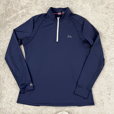 Veste D'équitation RJ Classics Femme XL Bleue - 37,5 Quart Zip Pull