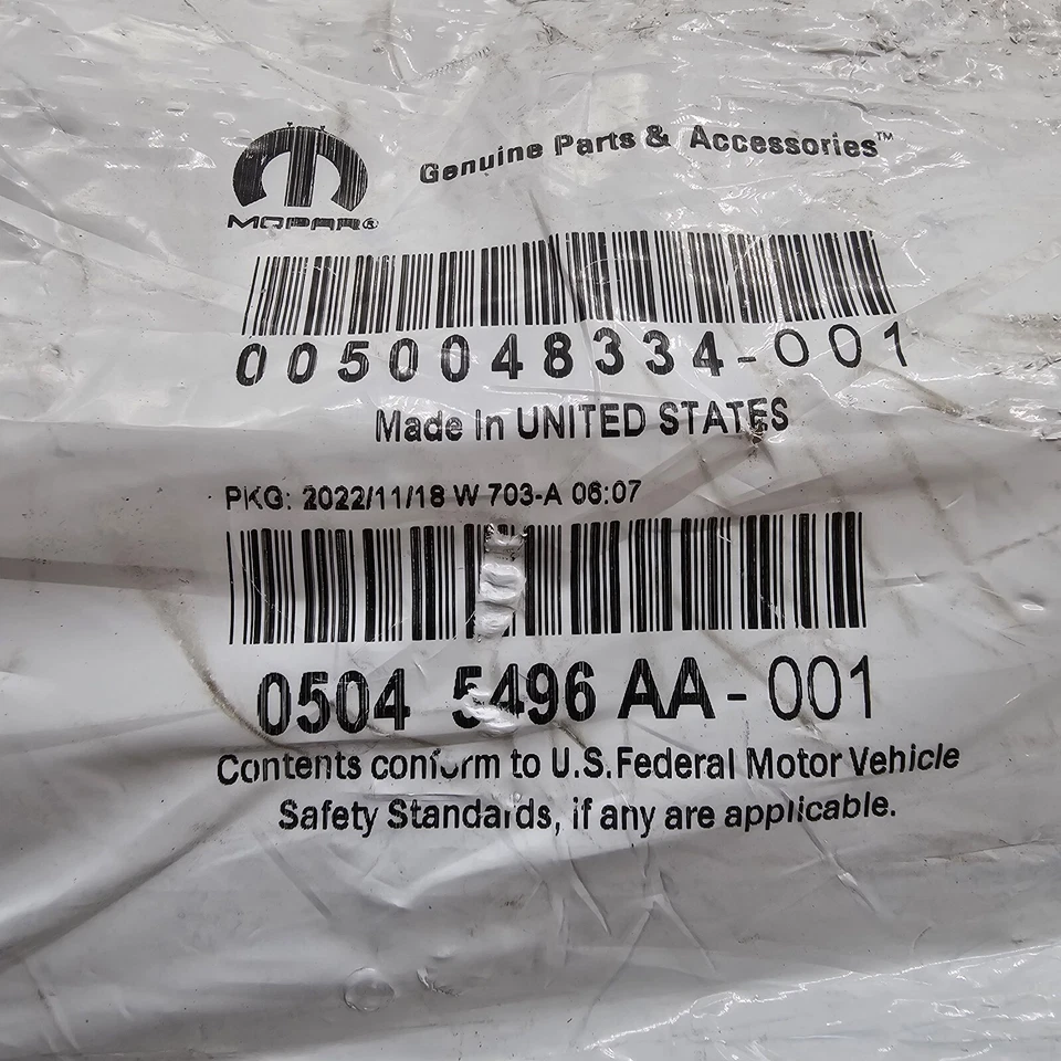 Junta colector de escape-R/T, VIN: T Mopar 05045496AA Foto 2 de 4