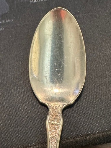 1855 R. Wallace Sectional : Triple Plate Teaspoon Flatware Monogrammed C : TX44 - Picture 3 of 11