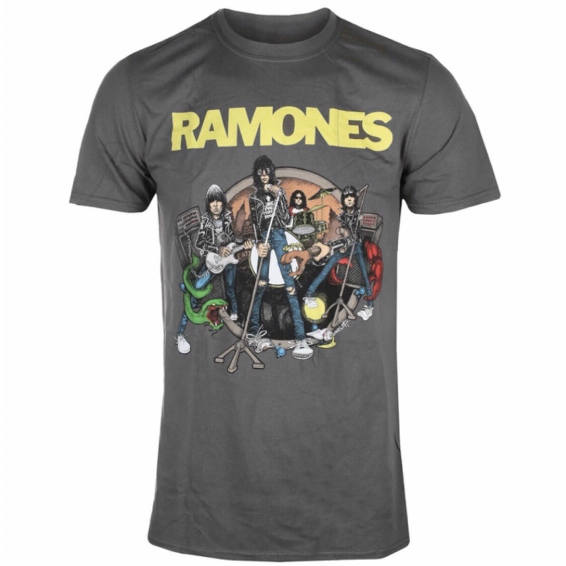 【USED】RAMONES ROAD TO RUIN Tシャツ 1234 Official - Ramones - 1234 - Look Out Below - T-shirt - Size