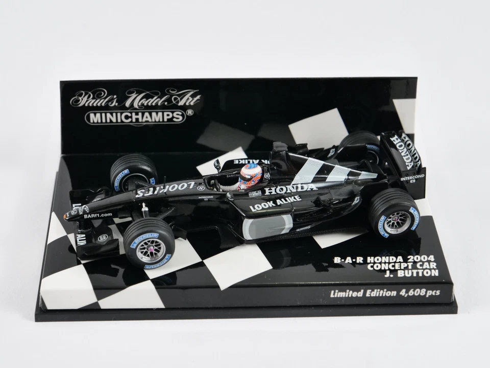 Minichamps 1/43 BAR Honda 2004 Konzeptfahrzeug Button 400 030117 - Bild 2 von 4