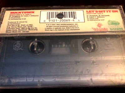 SMIF N WESSUN Cassette Tape BUCKTOWN / LET'S GIT IT ON 1994 Rap