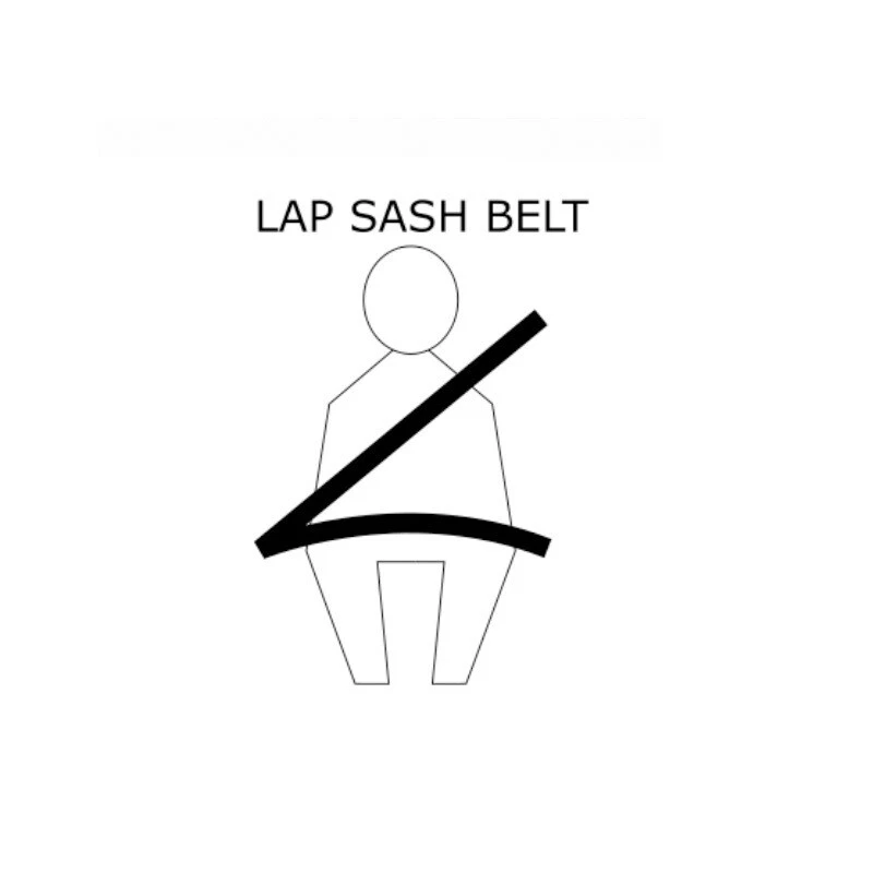 Complete Retractable Seat Belt Kit For Mazda RX3 1972-73 Coupe Sedan Station Wag - Imagem 2 de 3