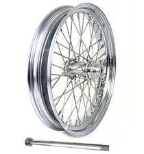 Replica STEEL 19" KR XR Spool Hub REAR WHEEL & AXLE for Harley Track Race Bikes