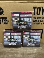 LEEN Customs × 7-ELEVEN Pins Set Of 3!Nissan Skyline GT-R R32, 300zx, Sileighty
