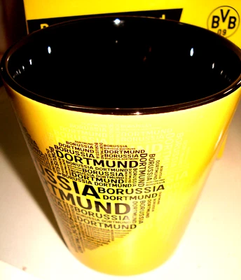 Tasse Herz Schriftzug Borussia Dortmund Fussball Fanartikel