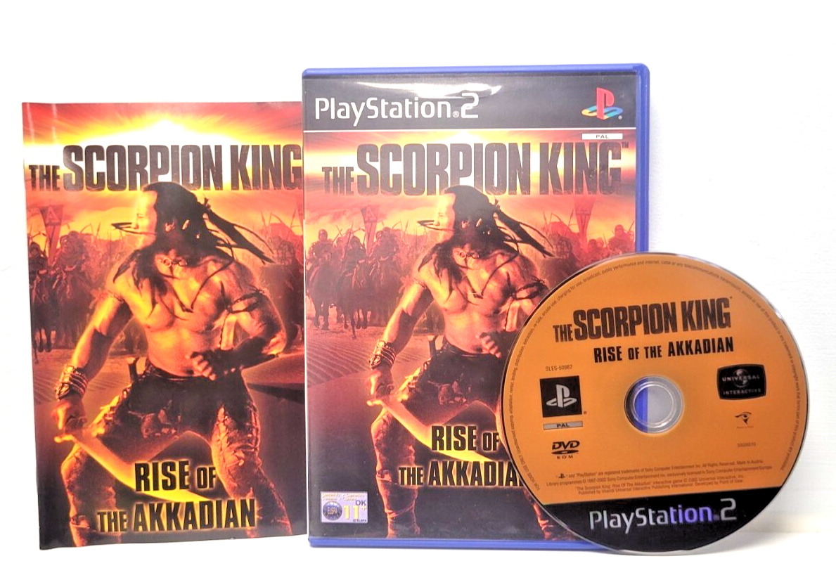 The Scorpion King Rise of the Akkadian Playstation 2 PS2 PAL UK EXCELLENT