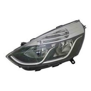 Renault Clio Mk4 12 16 Black W Chrome Trim Headlight Headlamp Passenger Left Ebay