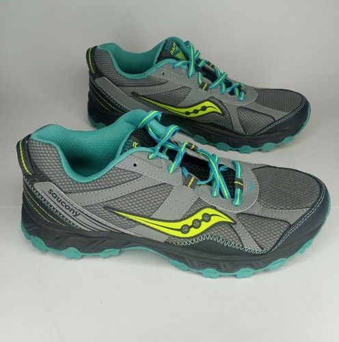 Saucony Raptor TR Turquoise Green Gray 