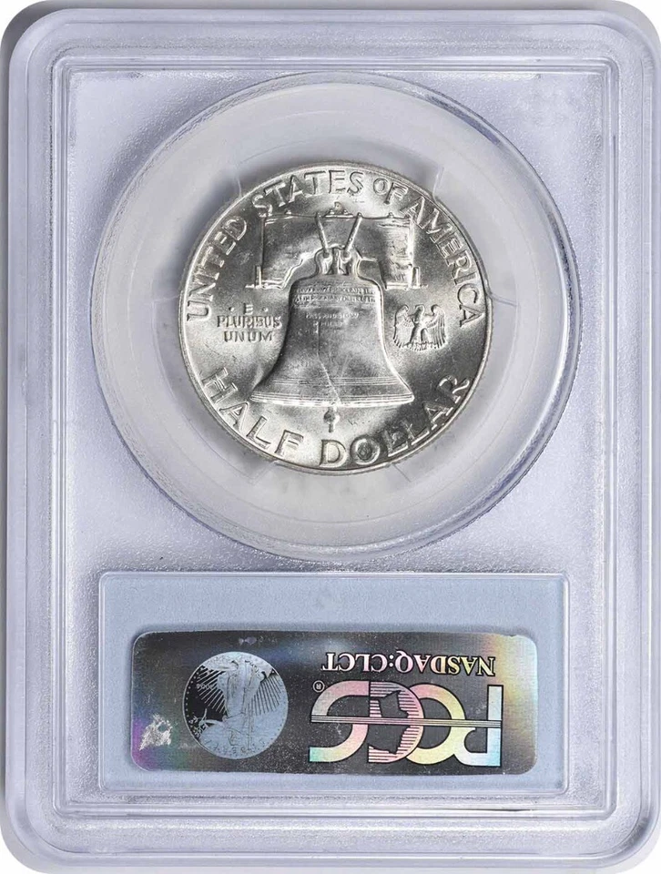 1949-D Franklin Silver Half Dollar MS64FBL PCGS - Image 2 of 2