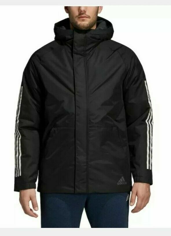adidas XPLORIC 3-Stripe Jacket Men\u0026#039;s CY8624-- Black | eBay