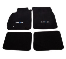 Nrg Carpet Floor Mats Black For 97-05 Mitsubishi Evo 7 8 9 - Part Fmr-500nrg