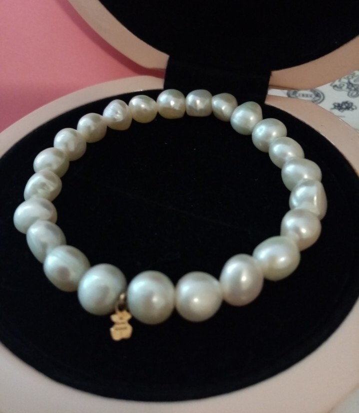 Pulsera Perlas Oro Tous
