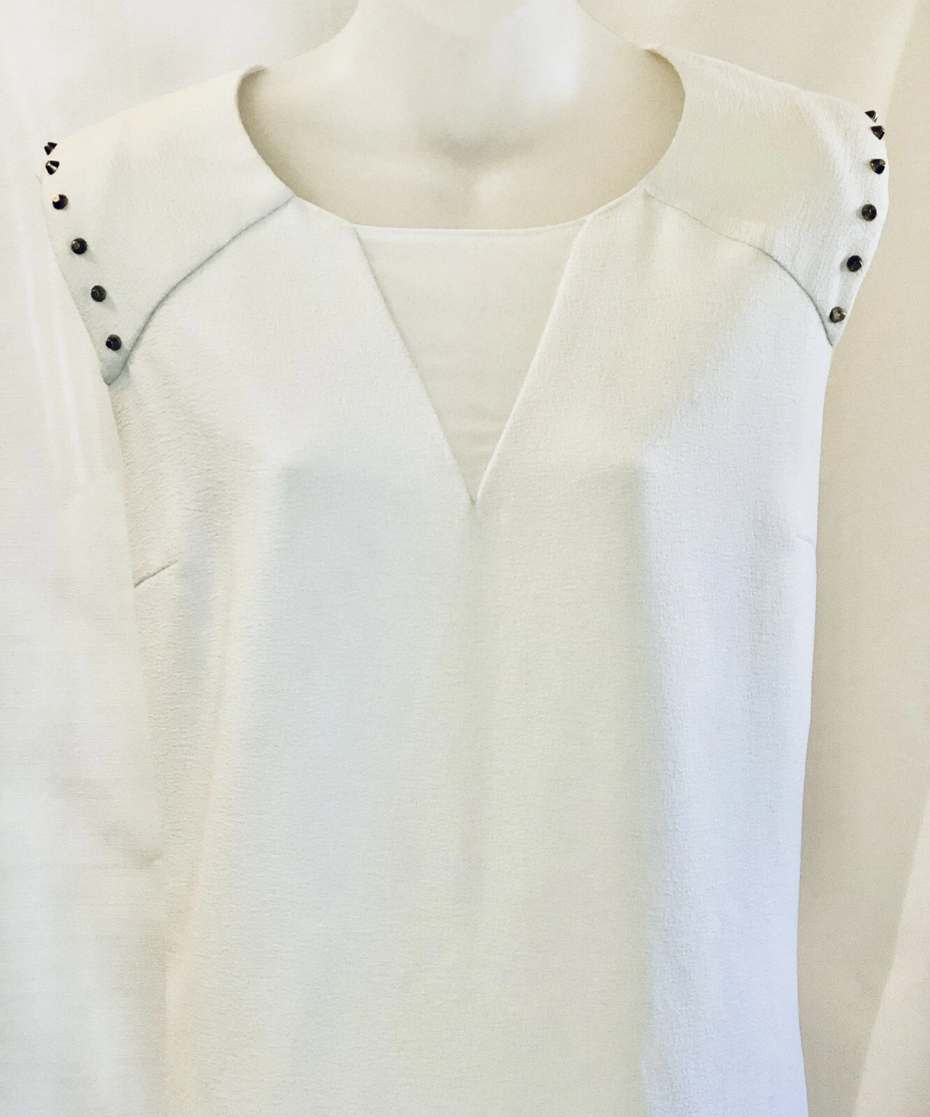 OFF WHITE ABITO LOVE 21 OFF WHITE TAGLIA L BORCHIATO MANICHE CAPPUCCIO