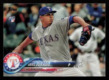 Ariel Jurado 2018 Topps Update #US124 RC Rookie Texas Rangers Baseball Card