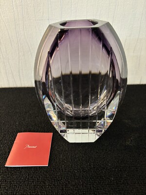 Violette Vase Modell Neptune Aus Baccarat Kristall Mod2
