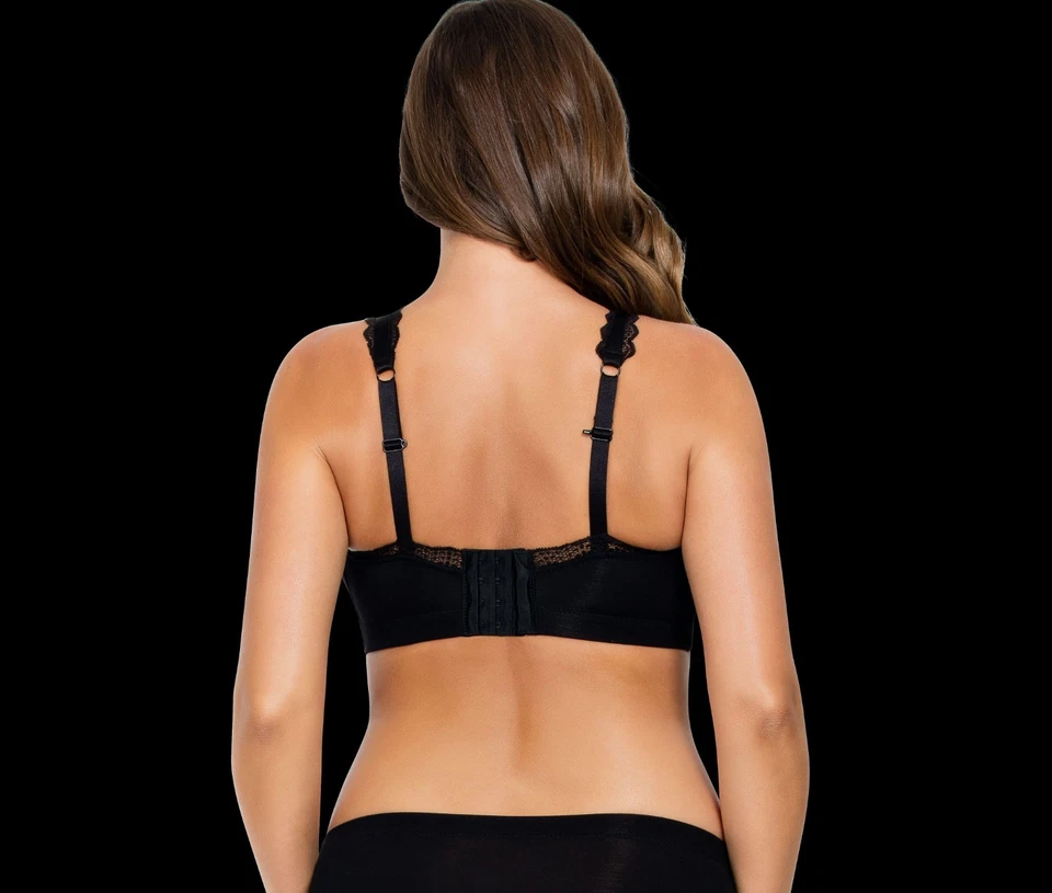 Parfait DALIS Modal Bralette Wirefree Bra P5461 Black Navy or Bare D-G 30-40 - Image 3 of 4