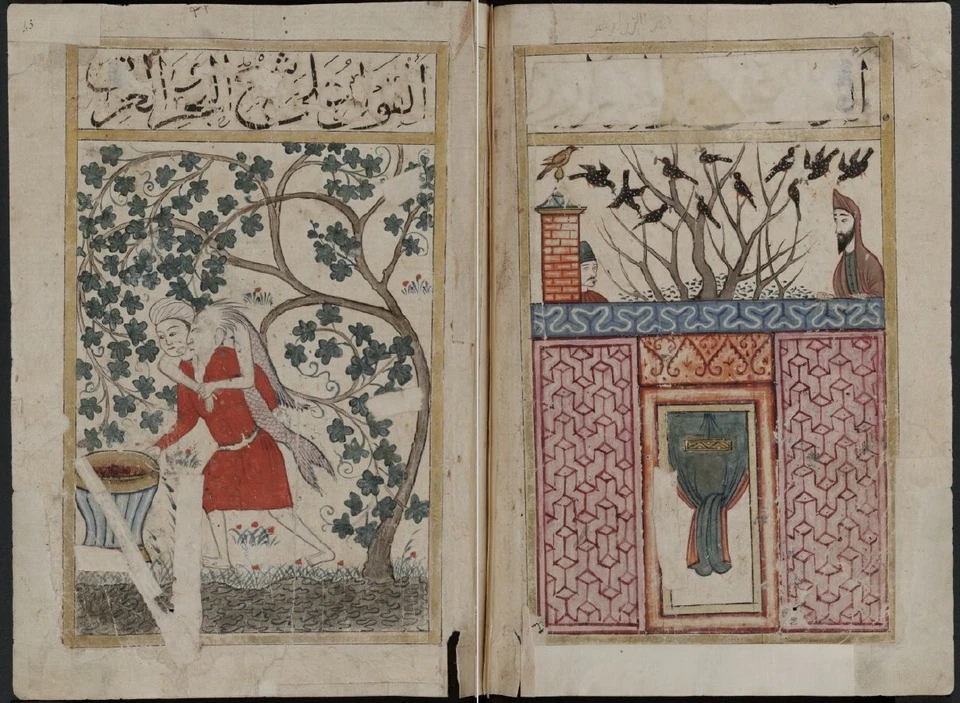 Book Of Wonder -مخطوط البلهان Old Rare Arabic Occult Manuscript (1299 AD) DVD Foto 4 de 4