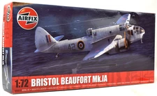 Airfix Bristol Beaufort Mk.IA 1:72 Scale Plastic Model Airplane Kit A04021A