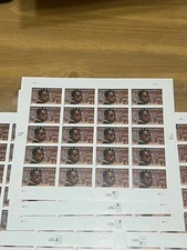 3871 .37 James Baldwin - 9 sheets of 20 stamps - all 9 plate positions