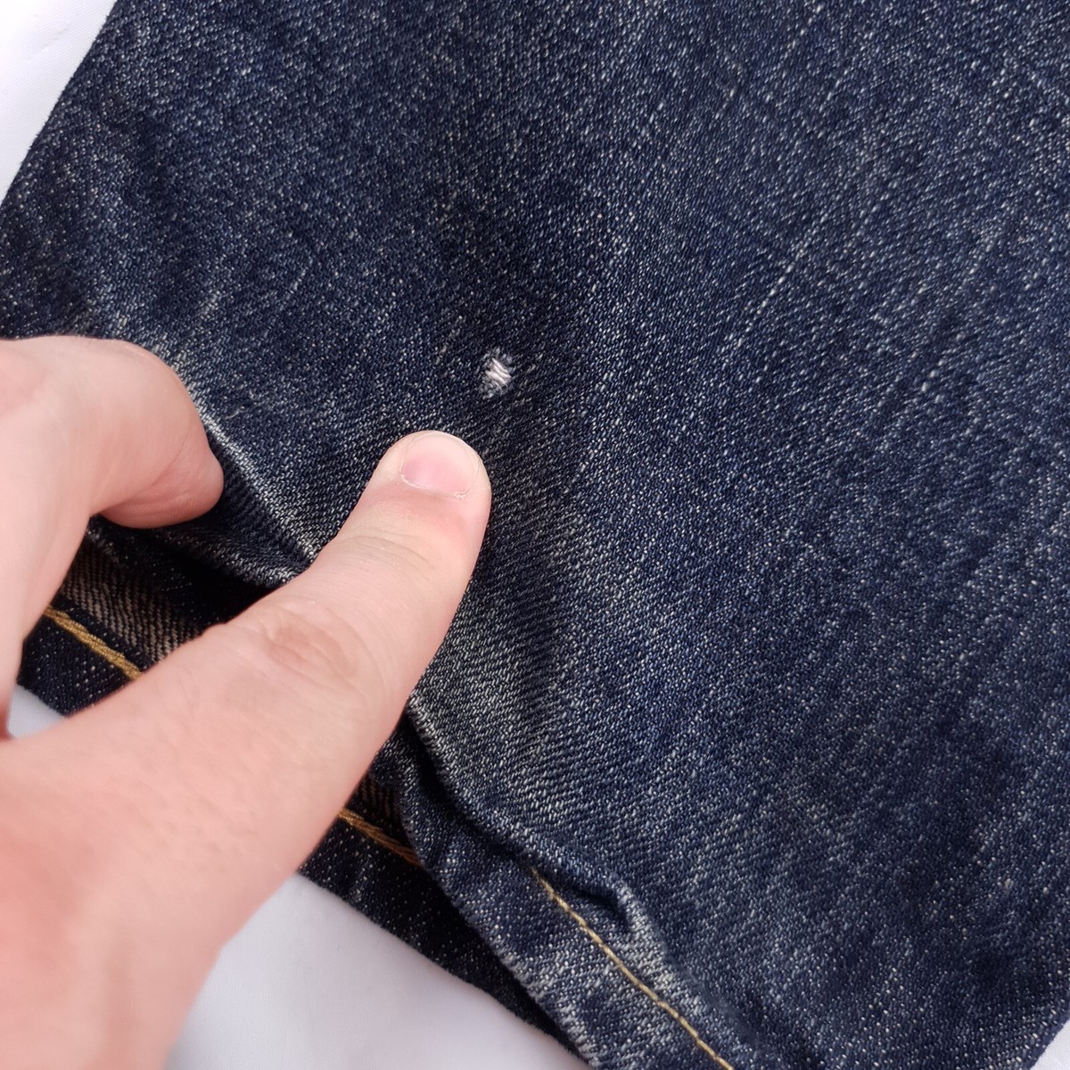 Neighborhood Selvedge Jeans Deep Narrow Washed Denim No. 14