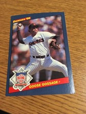 LEAF-DONRUSS BASEBALL 1986 GOOSE GOSSAGE NATIONAL LEAGUE OVERSIZED CARD 31