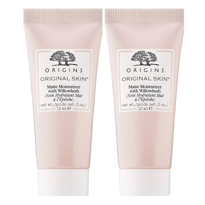 PACK OF 2 ~ ORIGINS Matte Moisturizer with Willowherb 0.5 fl oz/15ml
