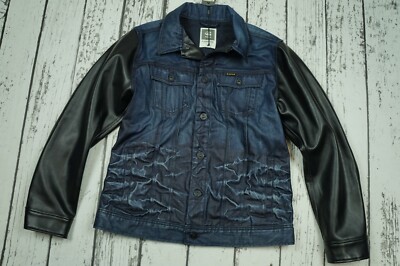 BNWT NEW G-STAR JACKET DENIM SLIM TAILOR JKT DK AGED LEXICON 82614B.4639.89  XL