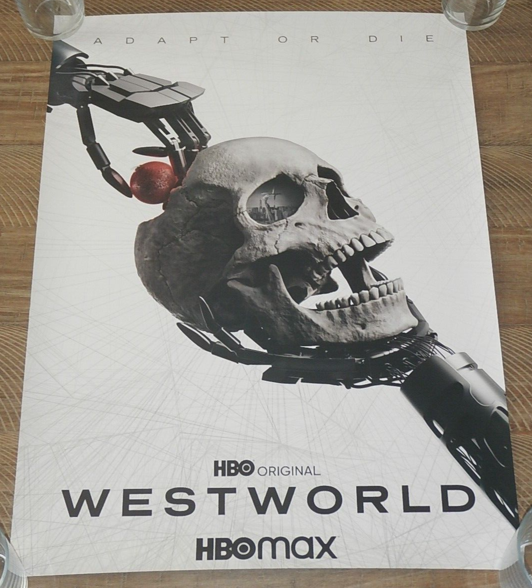 SDCC 2022 EXCLUSIVE HBO MAX WESTWORLD SEASON 18 X 24 PROMO POSTER