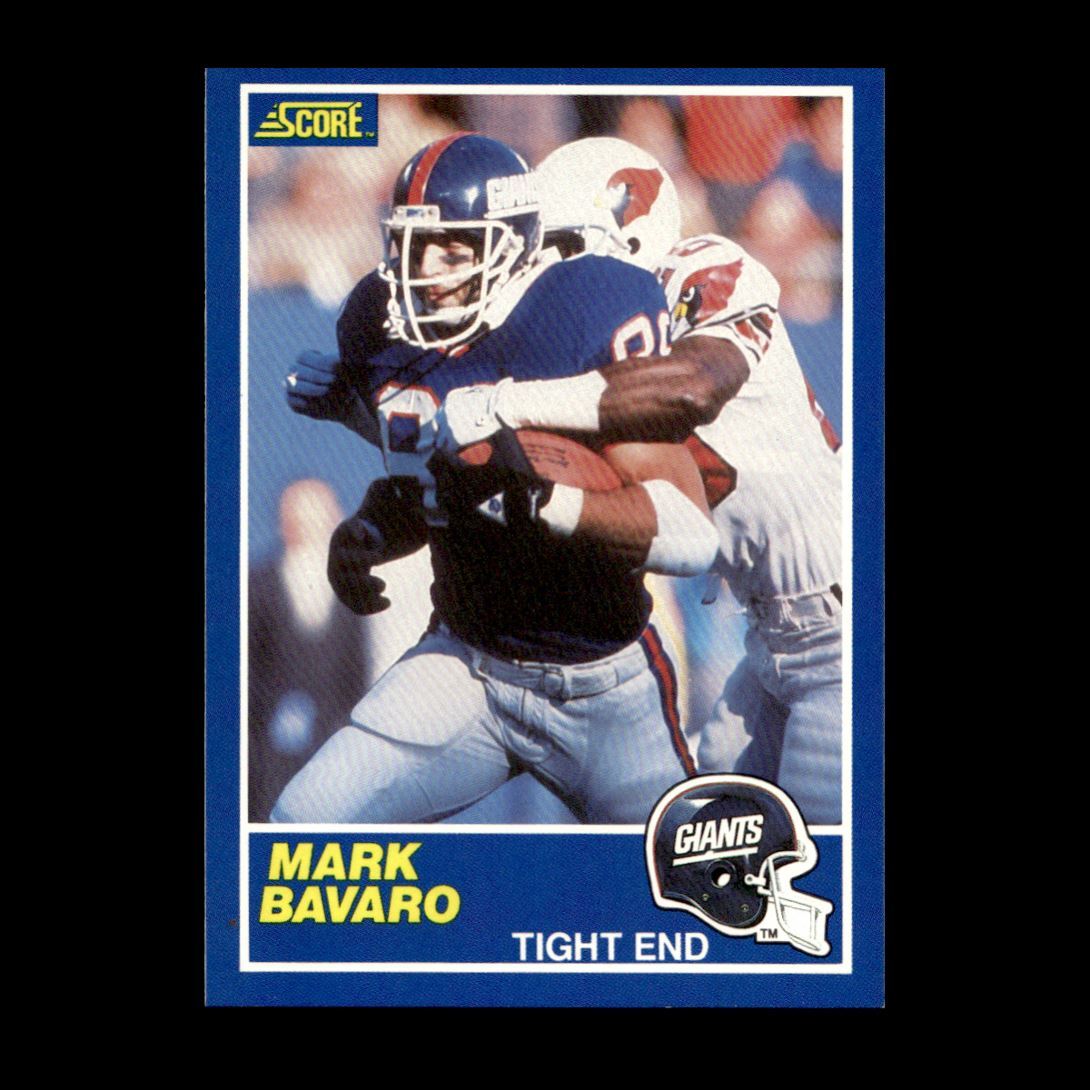 Mark Bavaro 1989 Score New York Giants #52 R329N 24