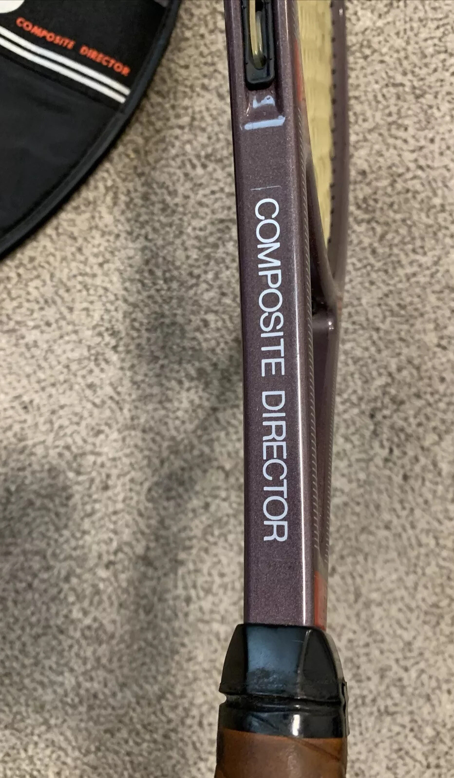 Vintage HEAD Composite Director 4 3/8” Tennis Racquet & Head Cover EUC