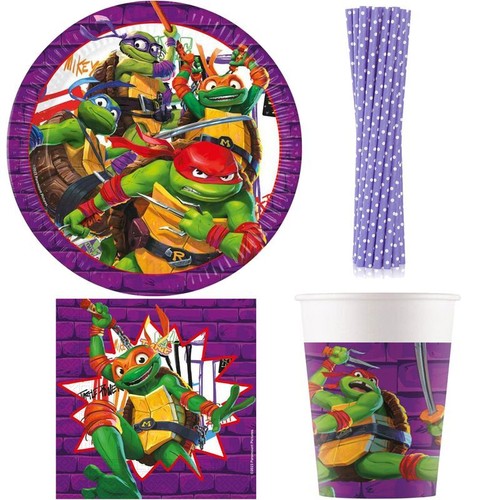 Teenage Mutant Ninja Turtles Party Set Children Birthday Party Geburtstag-Deko