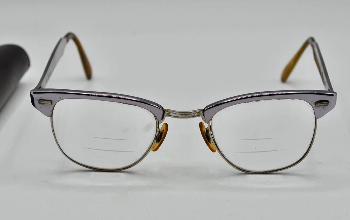 VTG US Optical Cat Eye Eyeglasses Glasses 1/10 12k GF Gold Filled 5 1/2
