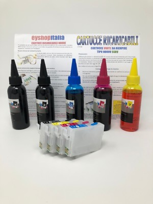 Ricarica Cartucce Kit Cartucce Ricaricabili Originali Inkjet Per Stampanti Epson Workforce Tipo 16XL - WF2630 E Altri Cartucce Hp 912 XL Ricarica Cartucce Kit Cartucce Ricaricabili Originali Inkjet Per Stampanti Epson Workforce Tipo 16XL - WF2630 E Altri Cartucce Hp 912 XL