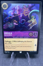 Ursula Mad Sea Witch Foil - Disney Lorcana - Misprint Crimped