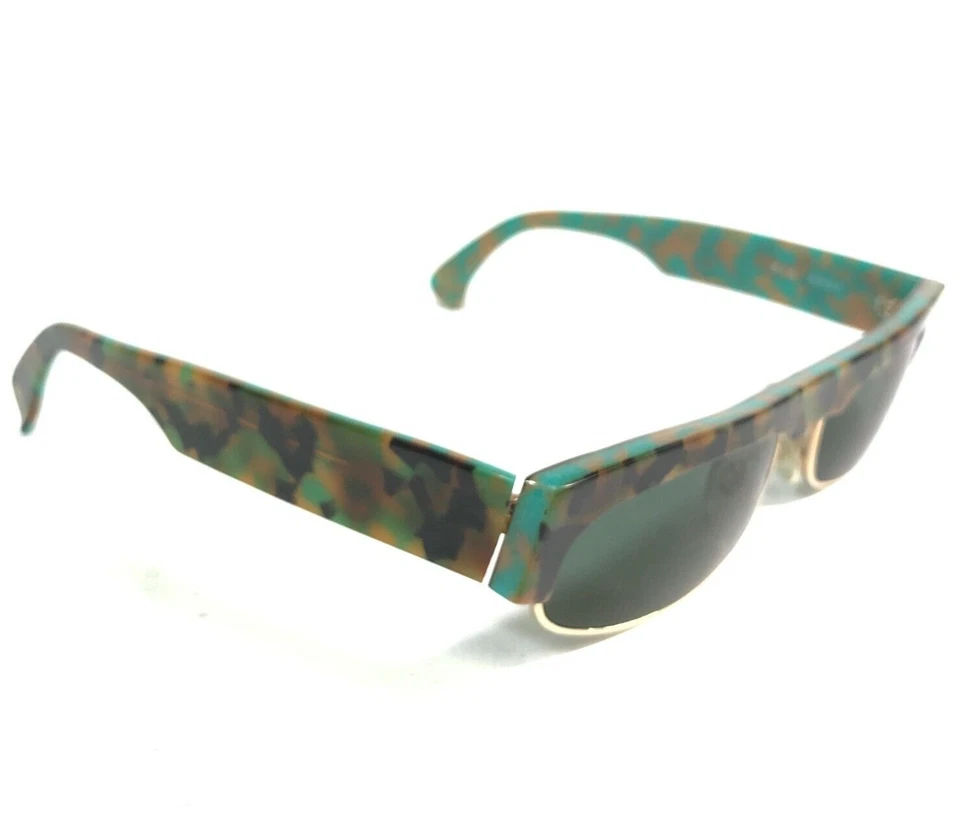 Vintage Alain Mikli Sunglasses 616 9001 Brown Green Tortoise Gold Green Lenses - Image 2 of 4