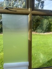WINDOW STATIC CLING 150cm x 45cm FROSTED GLASS EFFECT STICKY BACK PLASTIC FILM
