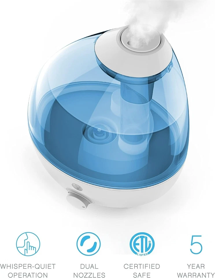 Pure Enrichment Mistaire XL Ultrasonic Cool Mist Humidifier 1 GAL 500 Sq ft NEW - Image 3 of 4