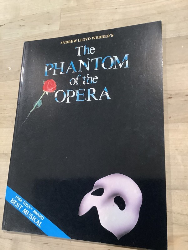 “Phantom Of The Opera” Piano & Vocal Music Book