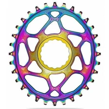 absoluteBLACK Oval Boost PVD Rainbow Chainring for Race Face