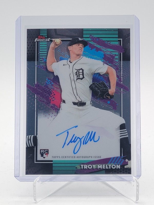 TROY MELTON 2026 TOPPS FINEST ROOKIE AUTOGRAPH RC AUTO #FA-TM TIGERS Q7246