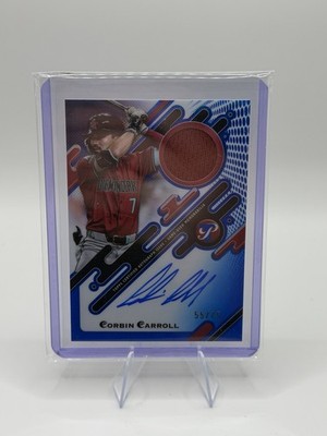 2025 Topps Pristine Pieces - Corbin Carroll Autograph Relic Blue /75