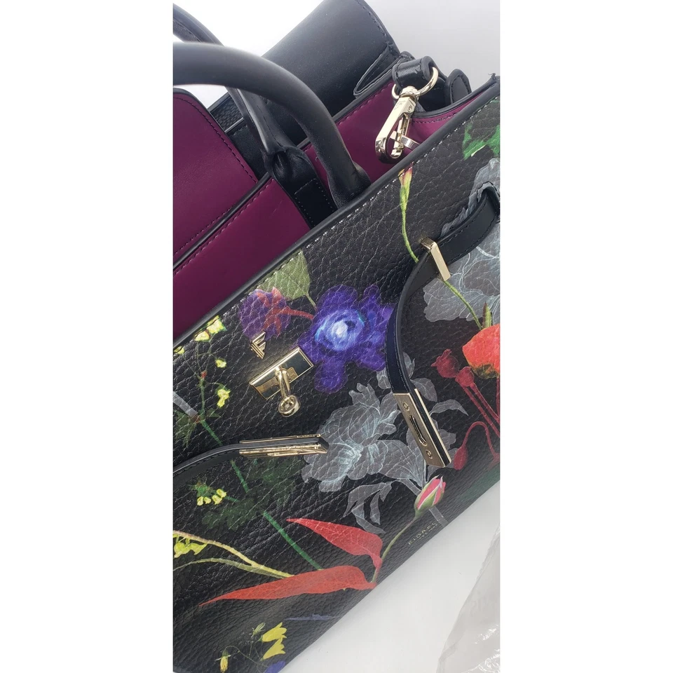 Bolso de Mano FIORELLI Harlow Estampado Botánico Floral Oscuro Cuero Guijarro Vegano Foto 2 de 4