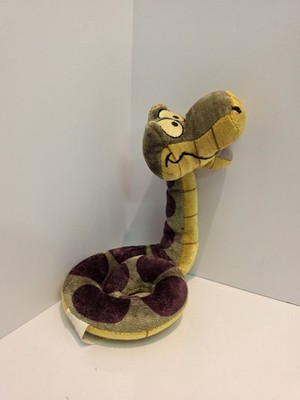 Disney Store Jungle Book Baby Kaa Rattle Bean Bag Snake Plush Toy