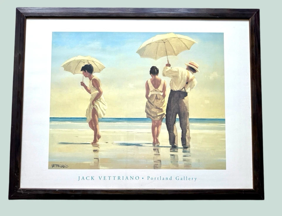 Portland Gallery Jack Vettriano Mad Dogs Framed Large fine art print - Image 3 of 4