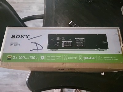 Sony STRDH190 2-Ch Stereo Receiver with Phono Inputs and Bluetooth SEALED